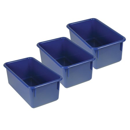 ROMANOFF Stowaway Tray no Lid, Blue, PK3 ROM12104